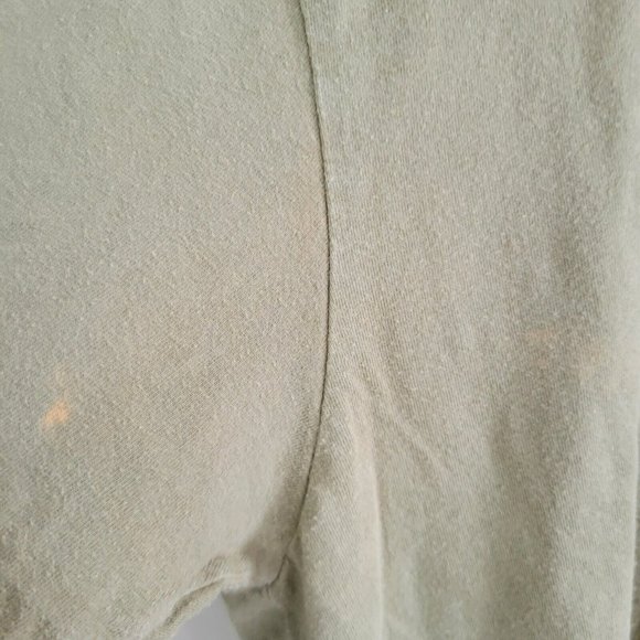 Deer On Toilet Graphic T-Shirt Men's Size L Olive Green SteveOramA - Picture 6 of 9